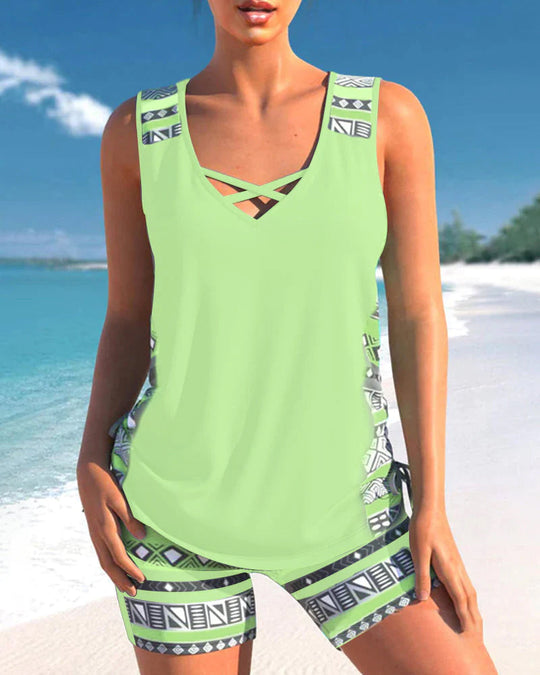 Floor | Geometrische tankini set