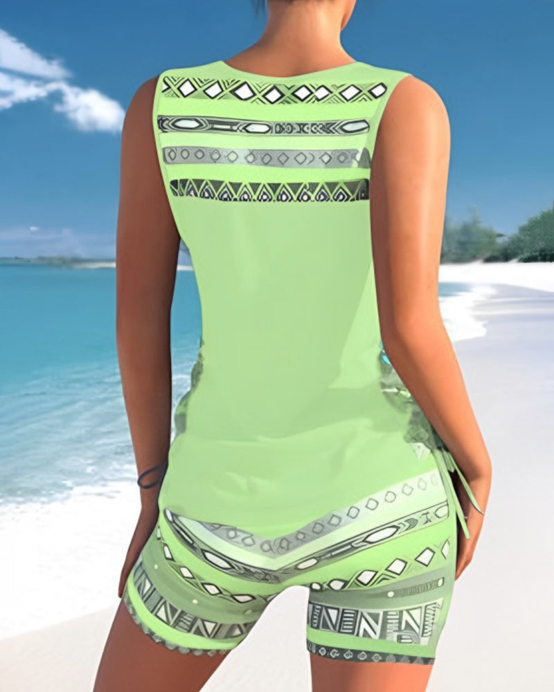 Floor | Geometrische tankini set