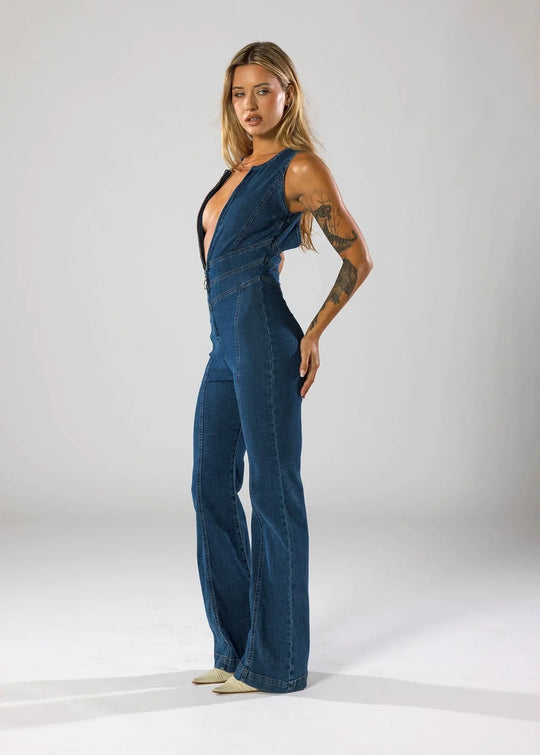 Lucia I Denim jumpsuit