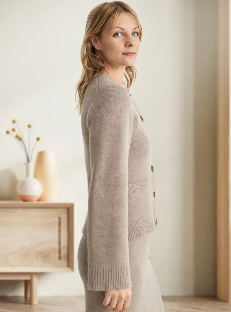 Alice | Soft Button Cardigan