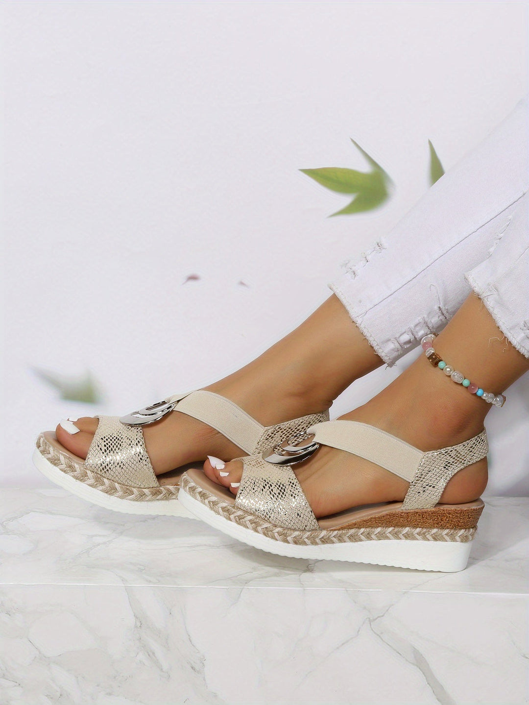 Vaniya - Casual Sleehak Sandalen Voor Vrouwen