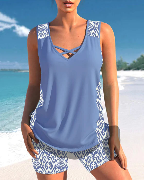 Floor | Geometrische tankini set